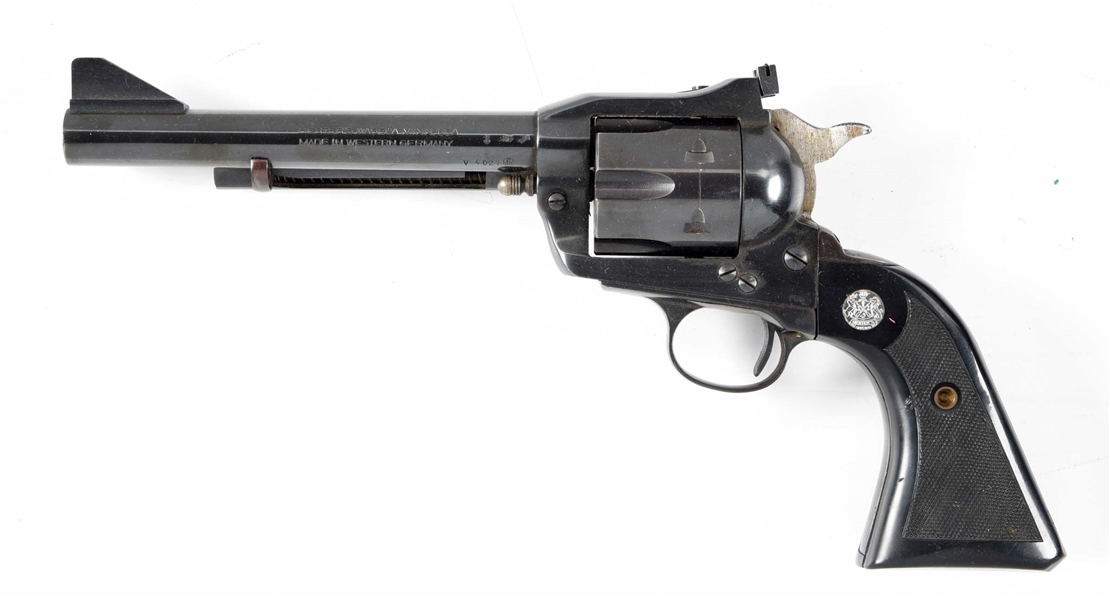 (C) HERTERS .401 POWER MAGNUM SINGLE ACTION REVOLVER.