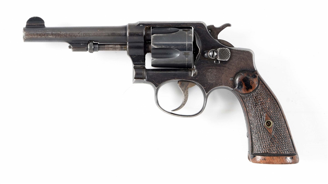 (C) SMITH & WESSON REGULATION POLICE DOUBLE ACTION REVOLVER.