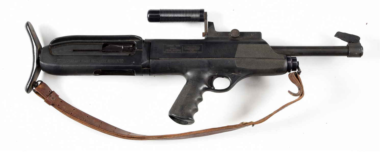 (M) HIGH STANDARD MODEL 10B POLICE SEMI AUTOMATIC SHOTGUN.