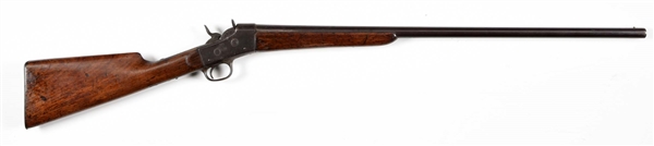 (A) REMINGTON NO. 1 ROLLING BLOCK SINGLE SHOT SHOTGUN.