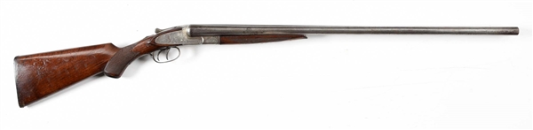 (C) LC SMITH IDEAL GRADE 12 BORE SIDE BY SIDE SHOTGUN.