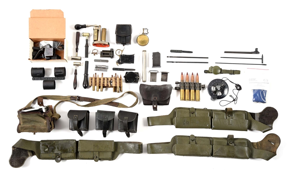 LARGE LOT OF MILITARY FIREARMS ACCESSORIES.