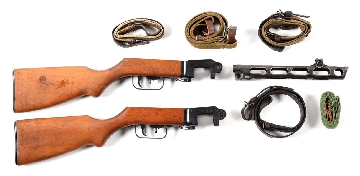 PPSH 41 PARTS AND SLINGS.