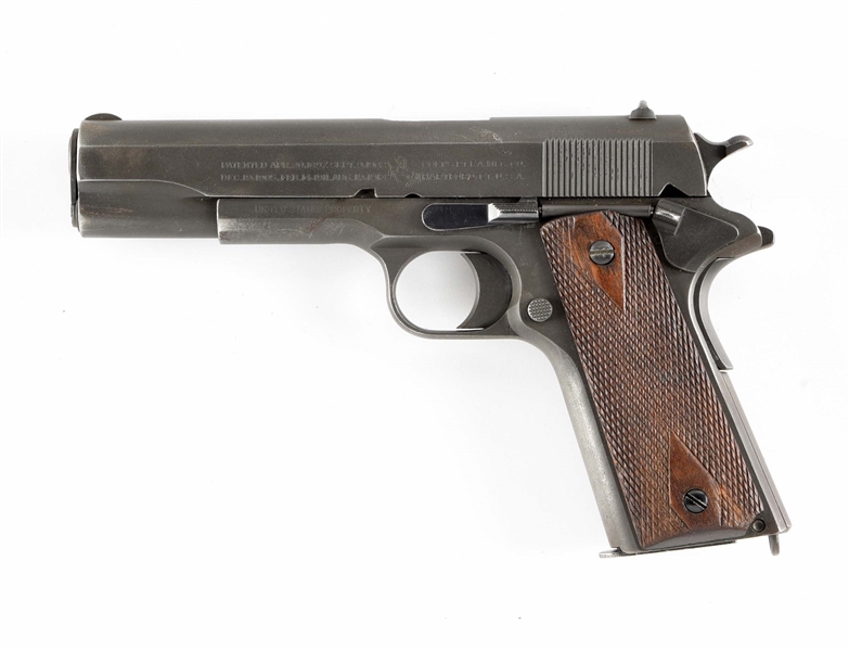 (C) COLT MODEL 1911 SEMI AUTOMATIC PISTOL (1918).