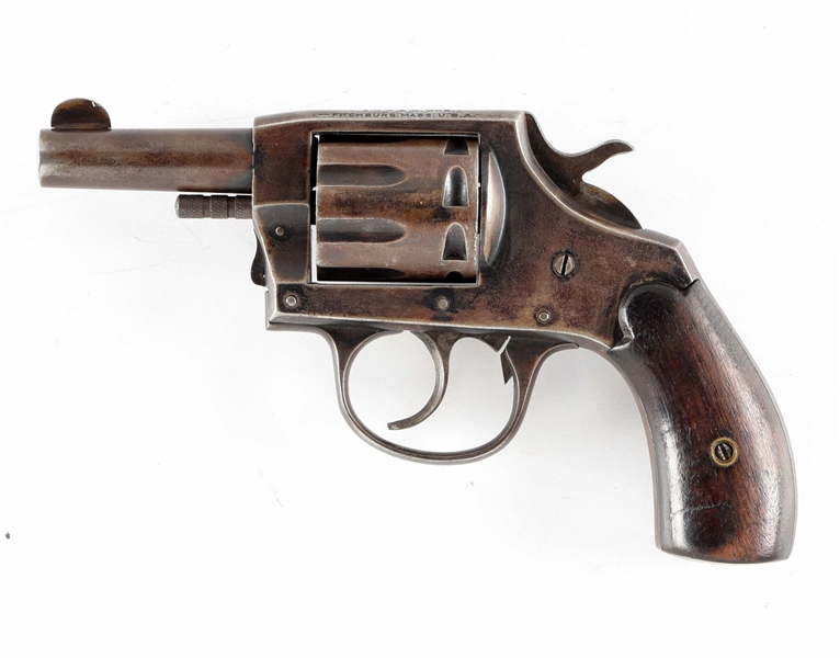 (C) IVER JOHNSON SEALED 8 SNUBNOSE DOUBLE ACTION REVOLVER.