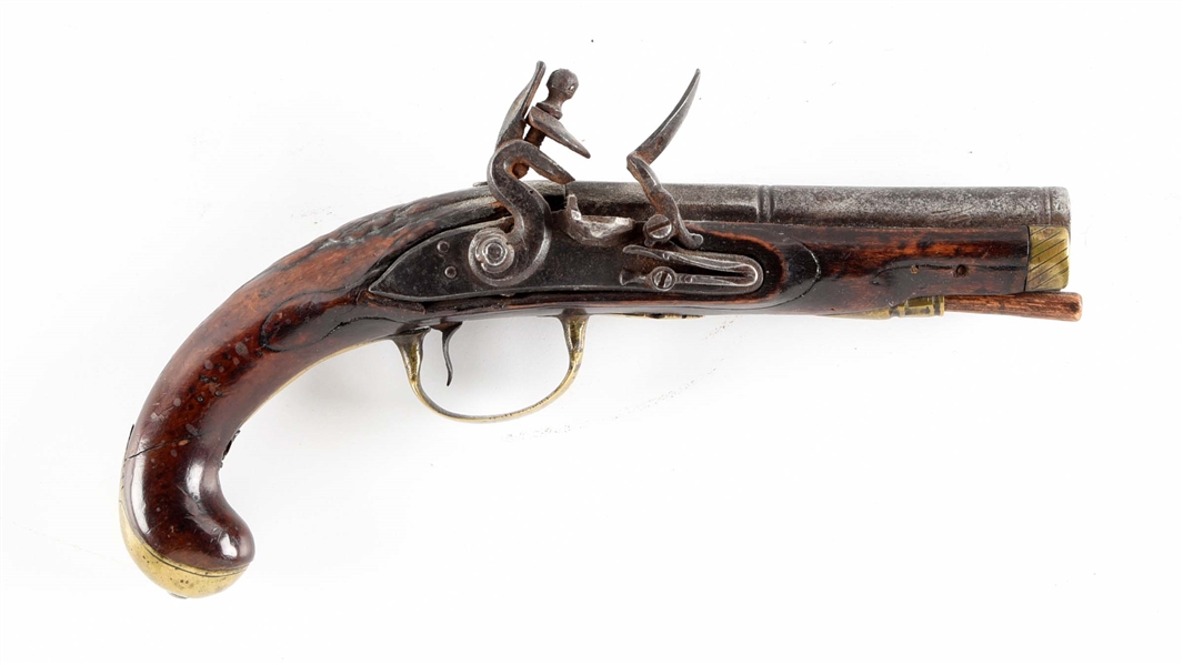 (A) AMERICAN FLINTLOCK PISTOL.