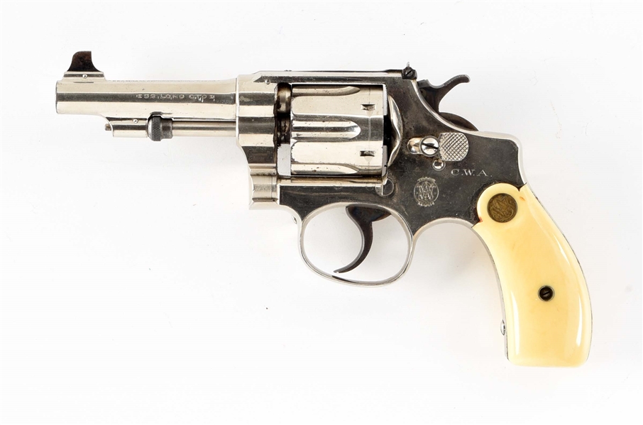 (C) INSCRIBED SMITH & WESSON MODEL 1903 .32 HAND EJECTOR TARGET REVOLVER