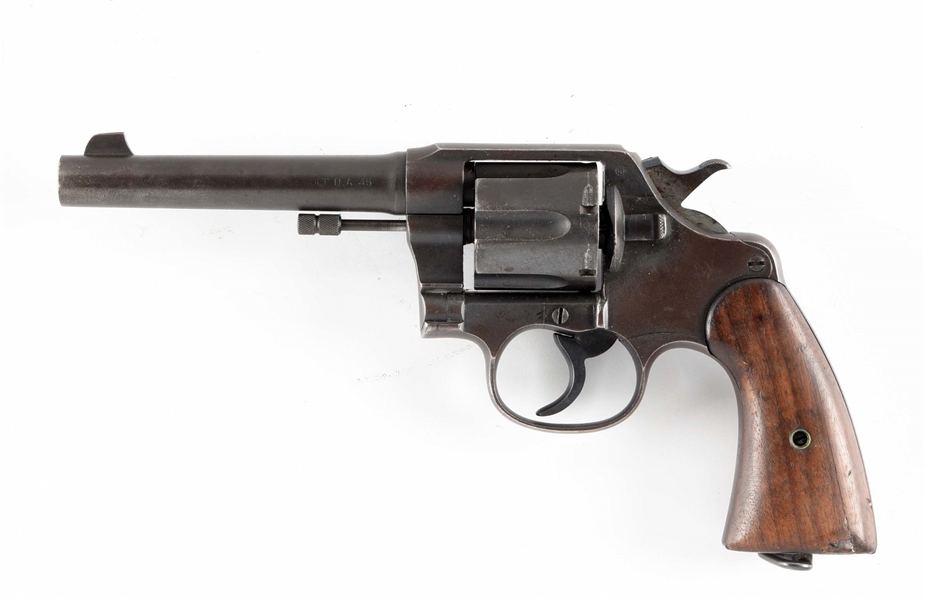 (C) COLT MODEL 1917 DOUBLE ACTION REVOLVER.