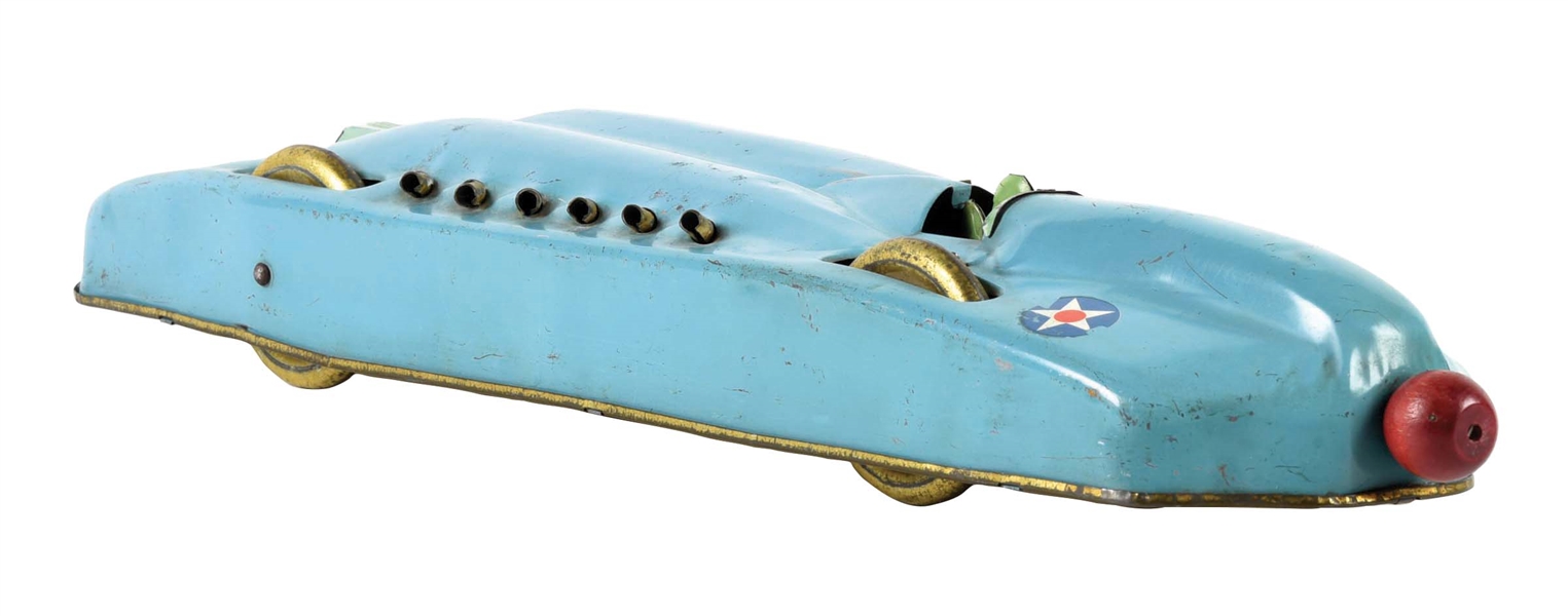 TIN BUFFALO TOYS BLUE BIRD RACER