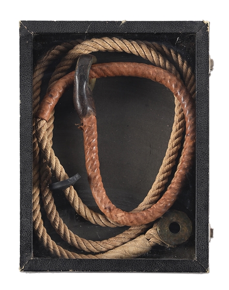 BRITISH HANGMAN’S ROPE: EX-LATTIMER.