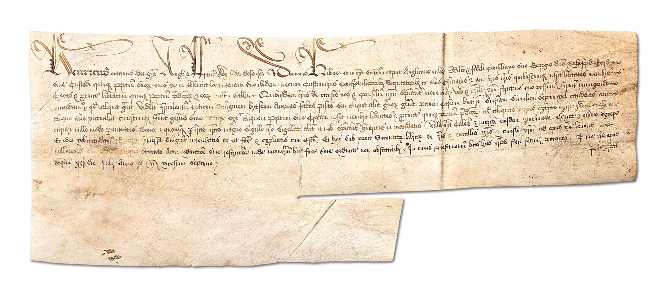1535 TRANSCRIPT DOCUMENT TO GEORGE BOLEYN, EX-LATTIMER.