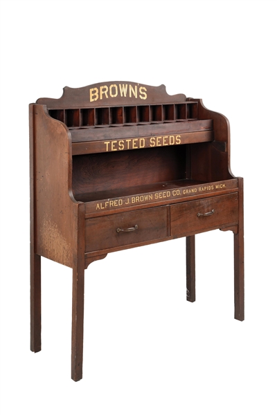BROWNS COUNTRY STORE SEED CABINET