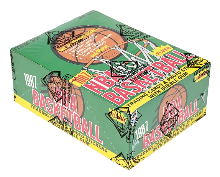 1987/88 FLEER BASKETBALL UNOPENED WAX BOX (BBCE)