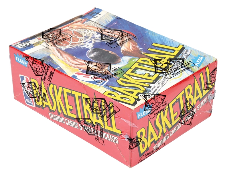 1989/90 FLEER BASKETBALL UNOPENED WAX BOX (BBCE)