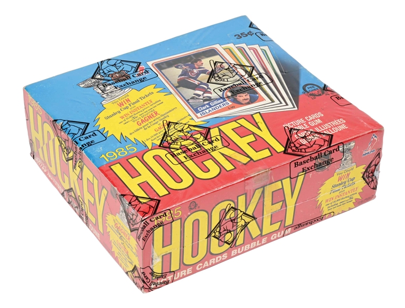 1984/85 OPC HOCKEY UNOPENED WAX BOX (BBCE)