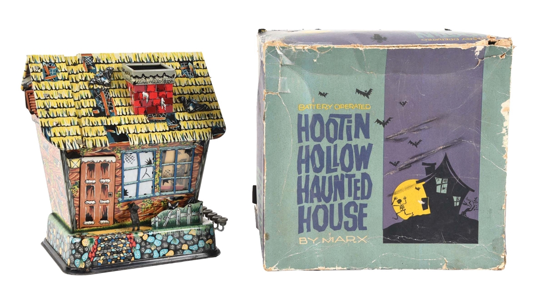 MARX MADE IN JAPAN HOOTIN HOLLOW HAUNTED HOUSE IN ORIGINAL BOX