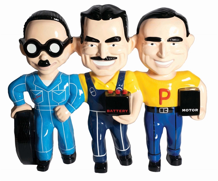 PEP BOYS STORES "MANNY MOE & JACK" FIBERGLASS STORE DISPLAY. 