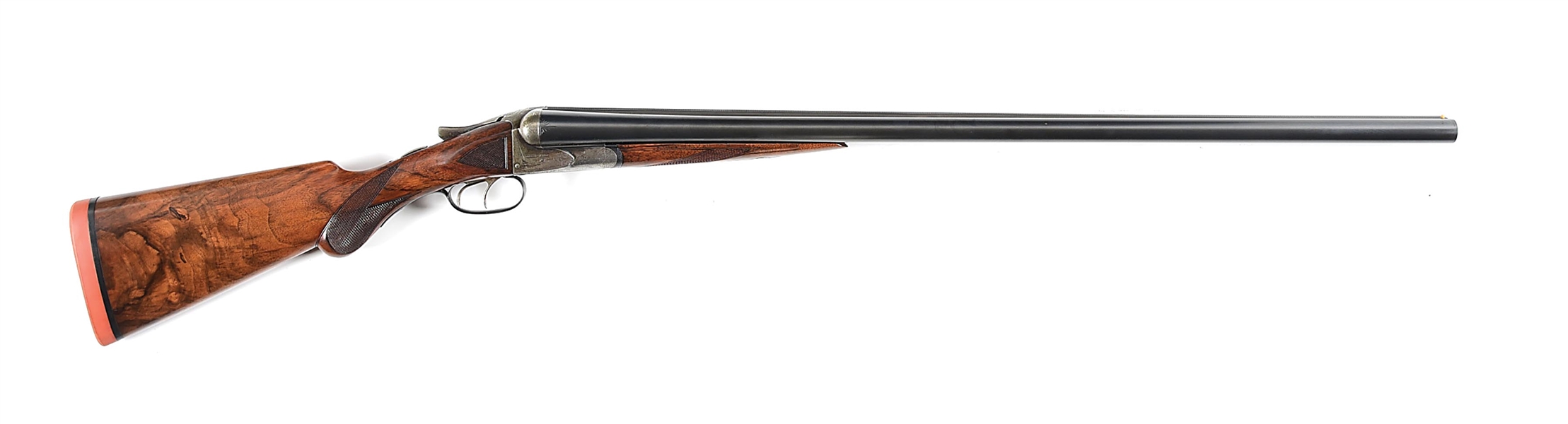 (C) FOX B GRADE SIDE BY SIDE 12 GAUGE SHOTGUN.