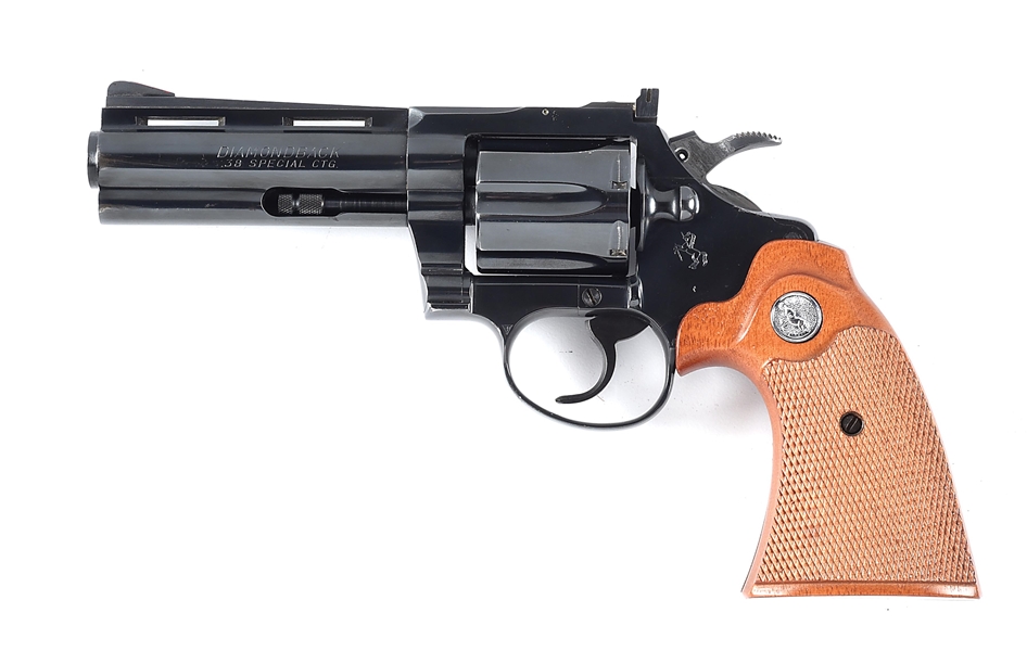 (C) COLT DIAMONDBACK .38 SPECIAL DOUBLE ACTION REVOLVER (1968).