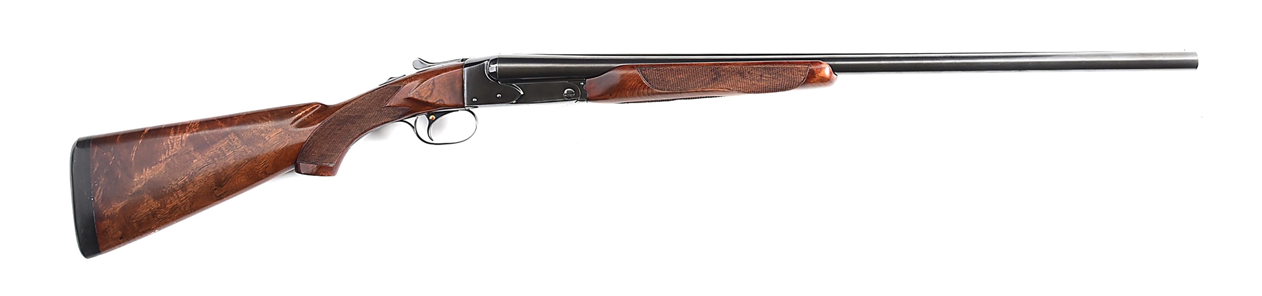 (C) WINCHESTER MODEL 21 16 GAUGE SIDE BY SIDE SHOTGUN.