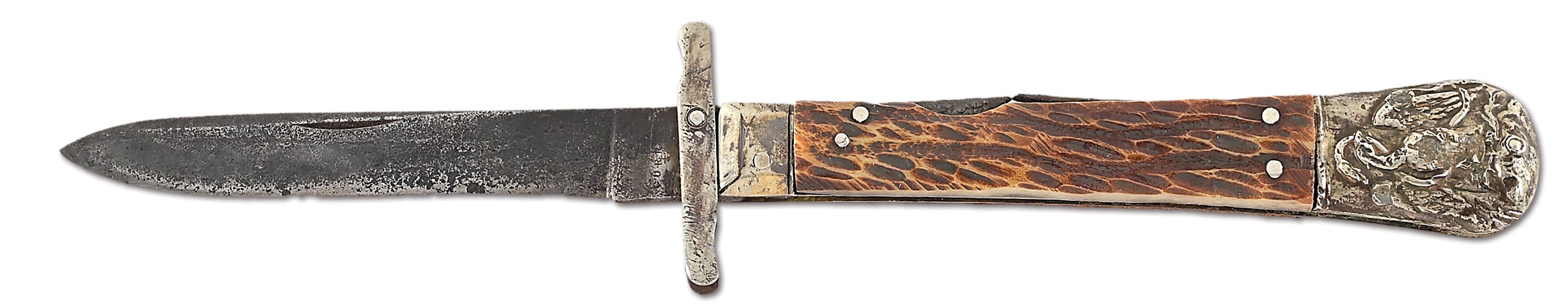 A. HASSON & SONS FOLDING KNIFE.