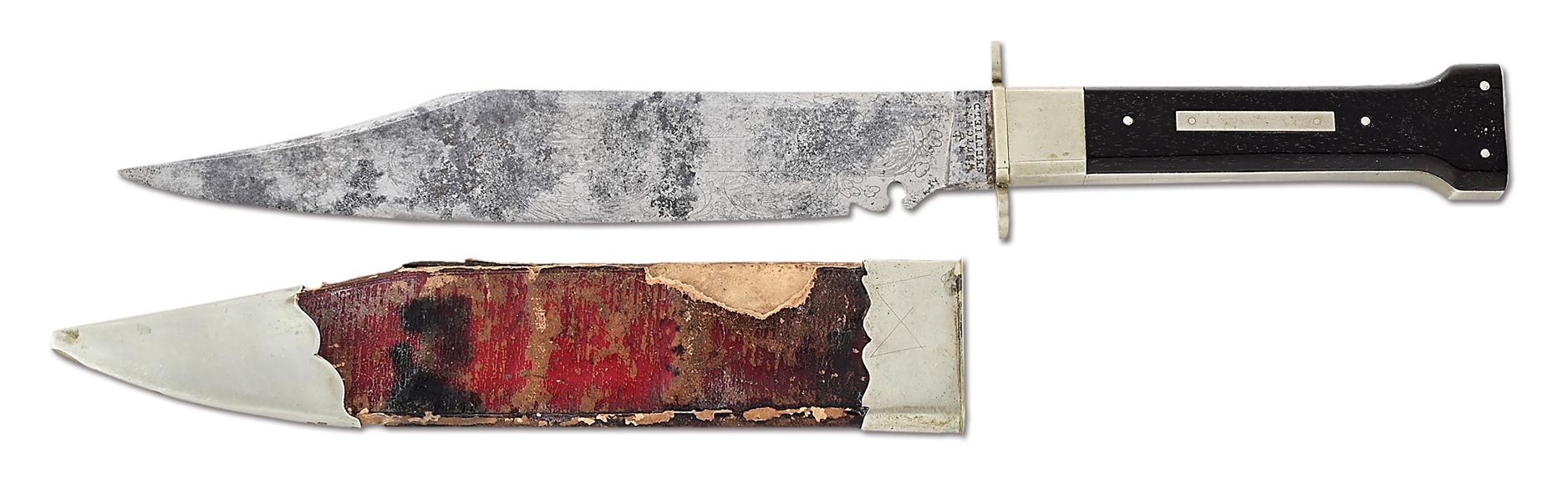 W. BUTCHER "ARKANSAS TOOTHPICK" BOWIE KNIFE.