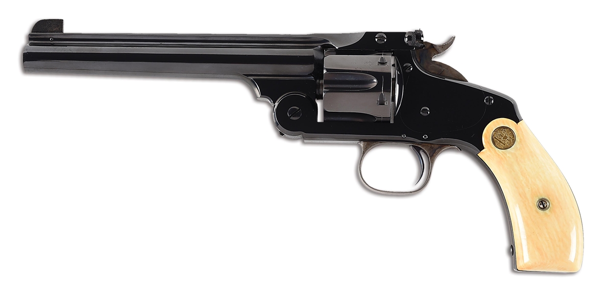 (A) SMITH & WESSON NEW MODEL NO. 3 SINGLE ACTION REVOLVER.