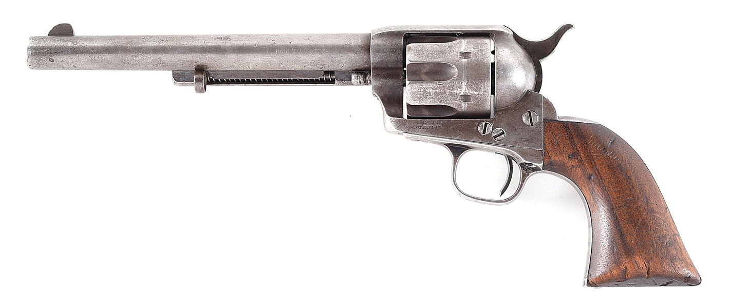 (A) COLT SINGLE ACTION ARMY REVOLVER (1874).