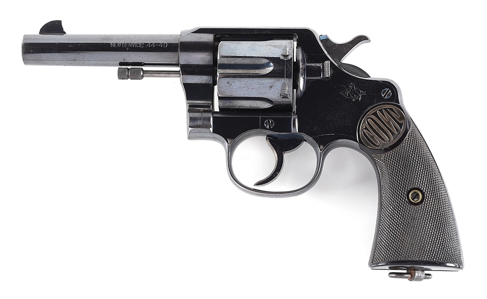 (C) COLT NEW SERVICE .44-40 DOUBLE ACTION REVOLVER.