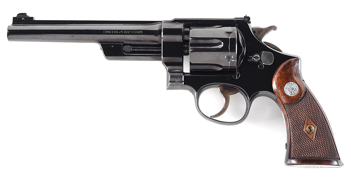 (C) SMITH & WESSON REGISTERED MAGNUM DOUBLE ACTION REVOLVER.