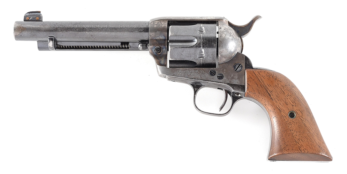 (C) INTERWAR COLT FRONTIER SIX SHOOTER SINGLE ACTION REVOLVER (1926).