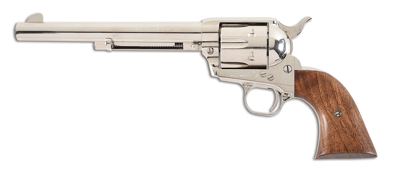 (C) SECOND GENERATION COLT SINGLE ACTION ARMY REVOLVER (1972).