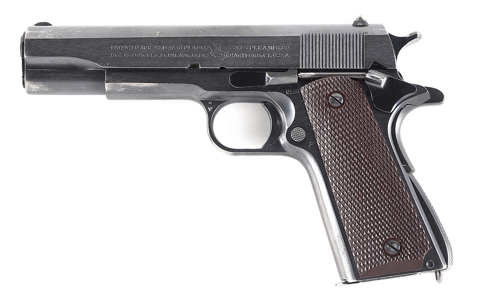 (C) A SCARCE ROBERT SEARS COLT MODEL 1911A1 SEMI AUTOMATIC PISTOL.