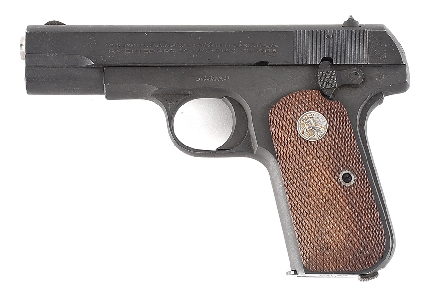 (C) BOXED COLT MODEL 1903 GENERAL OFFICERS PISTOL ISSUED TO MAJOR GENERAL FRANK WILLIAMS AND BRIGADIER GENERAL CARLTON SMITH.