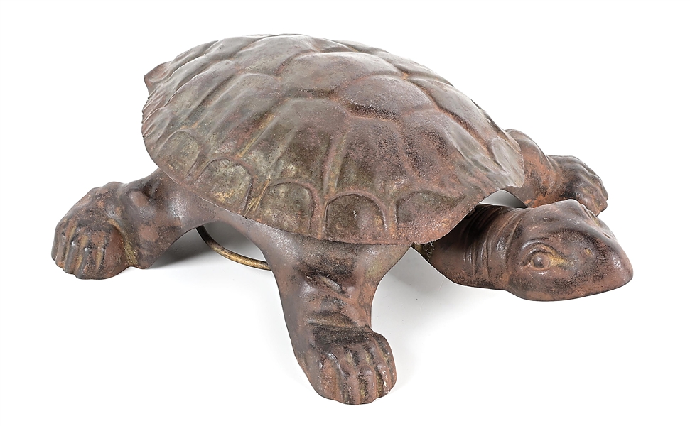 GOLDEN NOVELTY CO. TURTLE TOBACCO SPITTOON. 