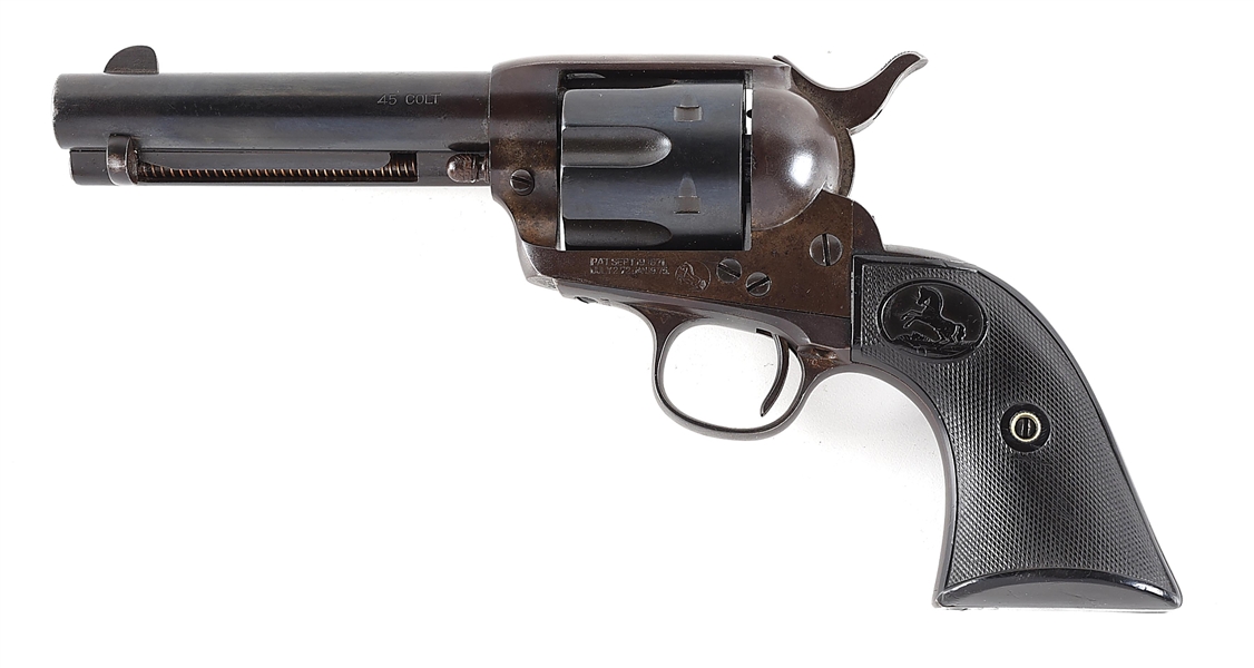 (C) COLT SINGLE ACTION ARMY REVOLVER (1907).