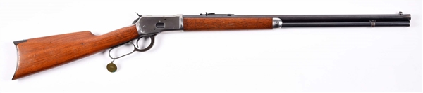 (C) WINCHESTER MODEL 1892 LEVER ACTION RIFLE IN .44-40.