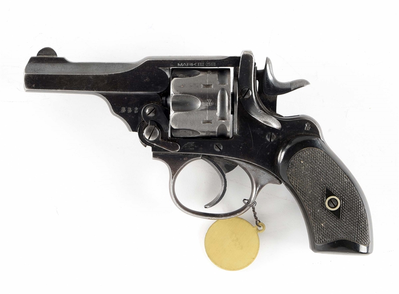 (C) WEBLEY MK III POCKET DOUBLE ACTION REVOLVER.