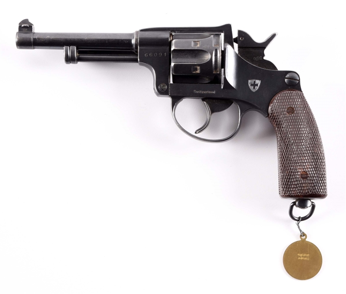 (C) WAFFENFABRIK BERN MODEL 1929 DOUBLE ACTION REVOLVER.