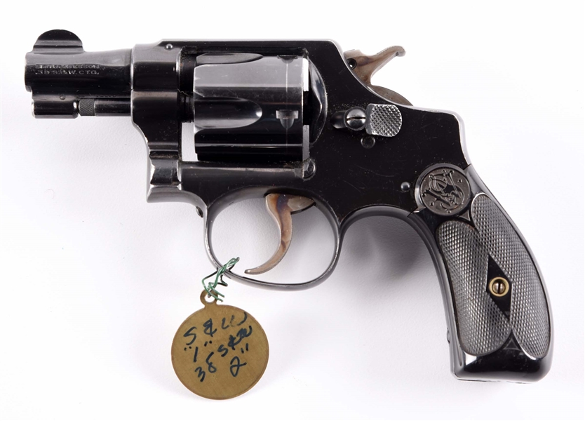 (C) PRE WAR SMITH & WESSON .38/22 TERRIER DOUBLE ACTION REVOLVER.