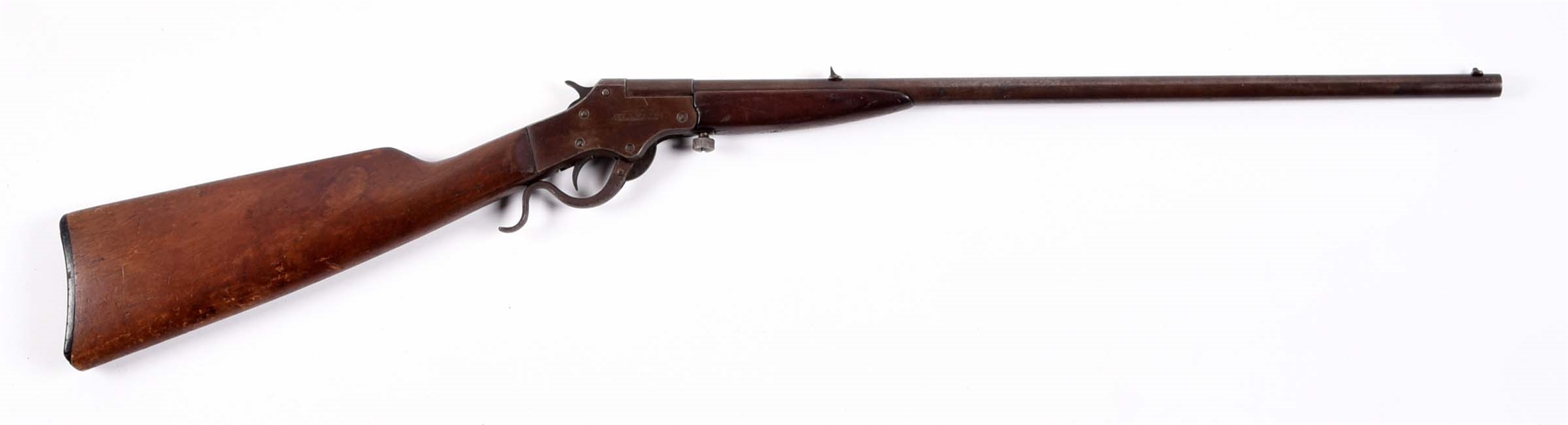 (C) STEVENS MARKSMAN NO. 12 SINGLE SHOT RIFLE.