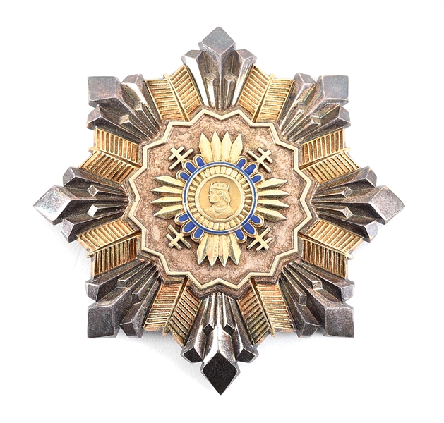 THIRD REICH ERA SLOVAKIA ORDER OF PRINCE PRIBINA BREAST STAR.