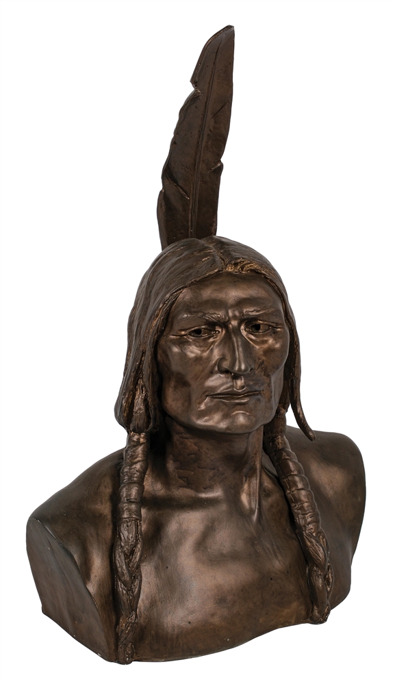 NATIVE AMERICAN "THE CHIEF" COUNTERTOP ADVERTISING DISPLAY