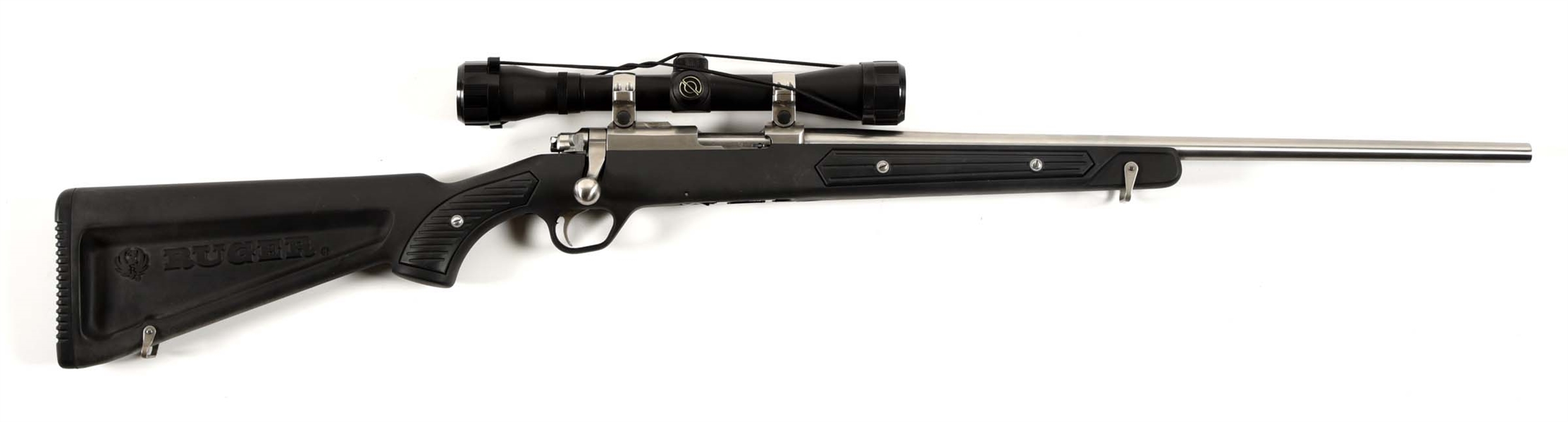 (M) BOXED ALL-WEATHER RUGER MODEL 77/22 BOLT ACTION RIFLE.
