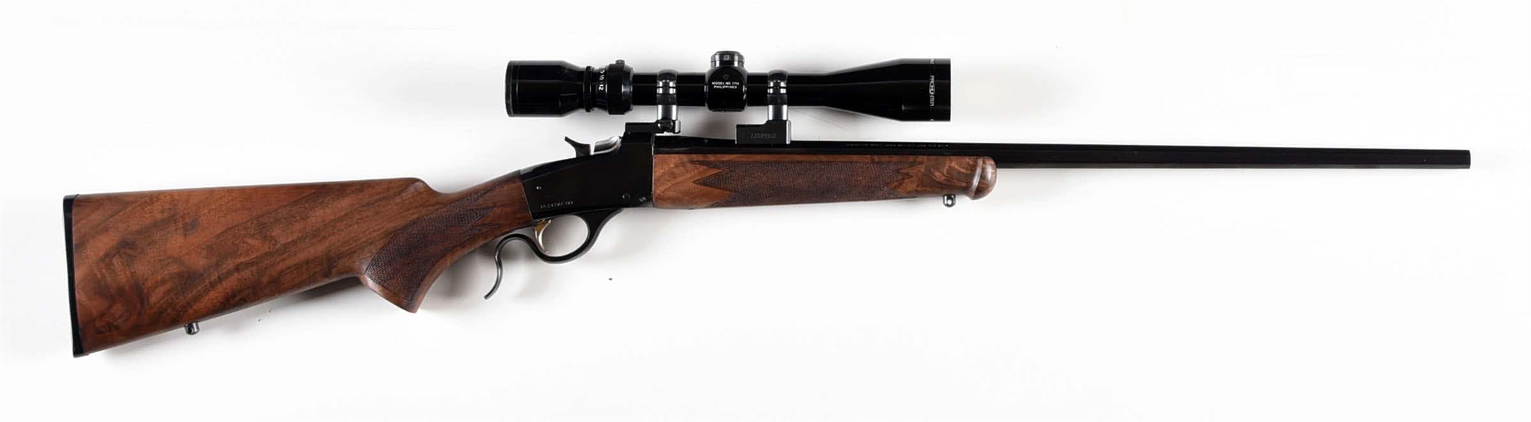 (M) BROWNING MODEL 1885 LOW WALL SINGLE SHOT RIFLE IN .260 REM. 