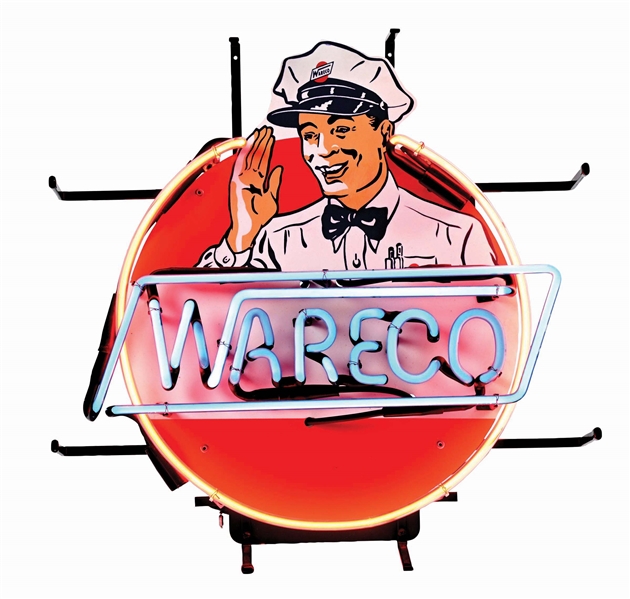 WARECO SERVICE STATION NEON SIGN.