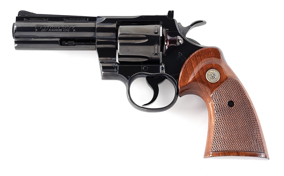 (C) COLT PYTHON .357 MAGNUM DOUBLE ACTION REVOLVER.