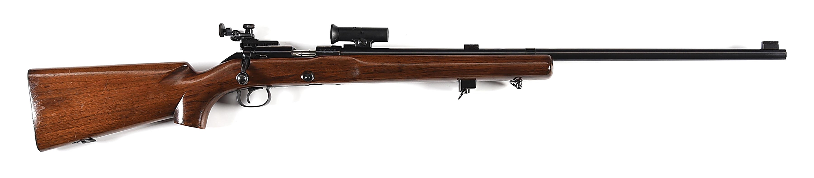 (C) WINCHESTER MODEL 52 BOLT ACTION TARGET RIFLE WITH REDFIELD INTERNATIONAL MATCH SIGHTS.