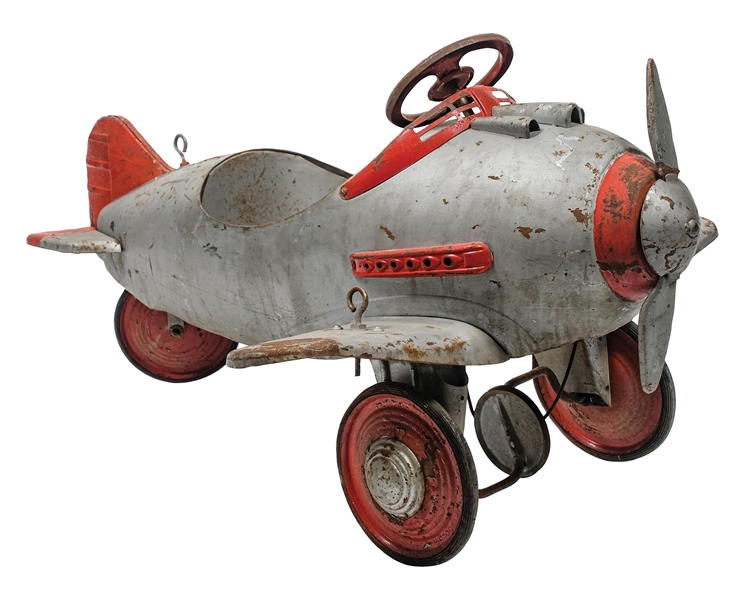 OLD ORIGINAL AIRPLANE KIDS PEDAL CAR