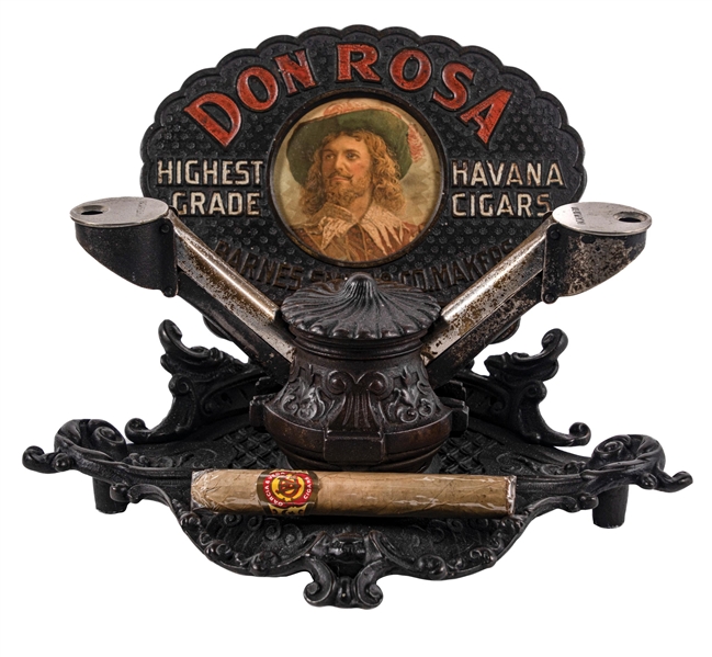 DON ROSA HAVANA CIGARS COUNTERTOP CIGAR CUTTER & ASHTRAY